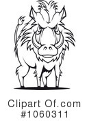 Boar Clipart #1060311 by Vector Tradition SM