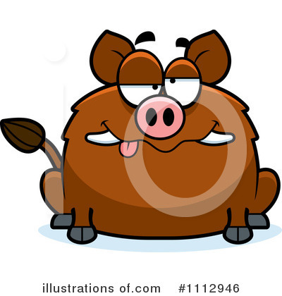 Boars Clipart #1112946 by Cory Thoman