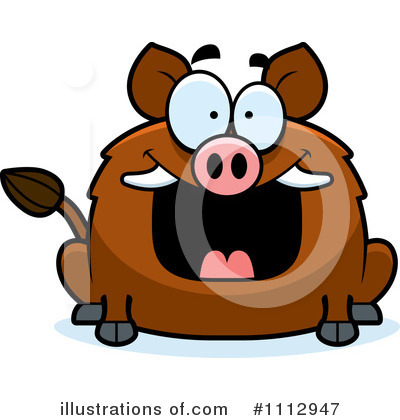 Boars Clipart #1112947 by Cory Thoman
