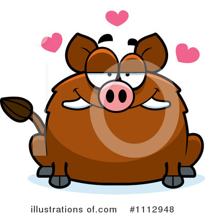Boars Clipart #1112948 by Cory Thoman
