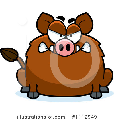 Boars Clipart #1112949 by Cory Thoman