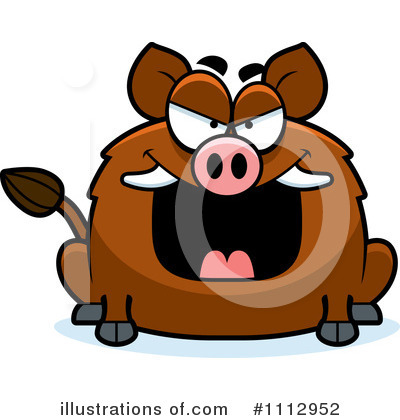 Boars Clipart #1112952 by Cory Thoman
