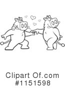 Boar Clipart #1151598 by Cory Thoman