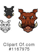 Boar Clipart #1167975 by Vector Tradition SM