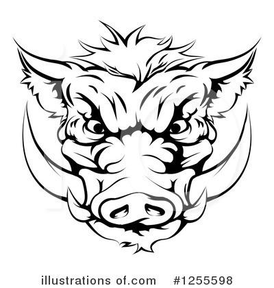 Royalty-Free (RF) Boar Clipart Illustration by AtStockIllustration - Stock Sample #1255598
