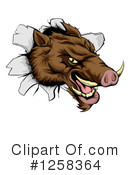 Boar Clipart #1258364 by AtStockIllustration