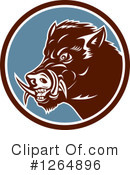 Boar Clipart #1264896 by patrimonio