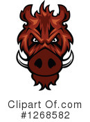 Boar Clipart #1268582 by Vector Tradition SM