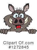 Boar Clipart #1272845 by Dennis Holmes Designs