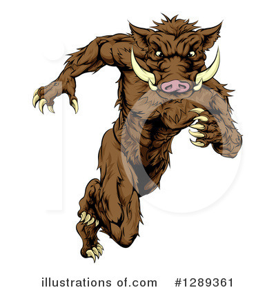 Royalty-Free (RF) Boar Clipart Illustration by AtStockIllustration - Stock Sample #1289361