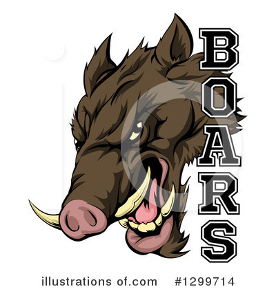 Royalty-Free (RF) Boar Clipart Illustration by AtStockIllustration - Stock Sample #1299714