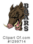 Boar Clipart #1299714 by AtStockIllustration