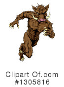 Boar Clipart #1305816 by AtStockIllustration