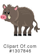 Boar Clipart #1307846 by visekart