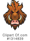 Boar Clipart #1314839 by Vector Tradition SM