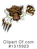 Boar Clipart #1315923 by AtStockIllustration