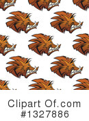 Boar Clipart #1327886 by Vector Tradition SM