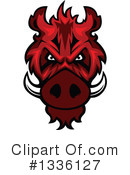 Boar Clipart #1336127 by Vector Tradition SM