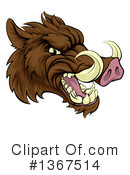 Boar Clipart #1367514 by AtStockIllustration