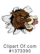 Boar Clipart #1373390 by AtStockIllustration
