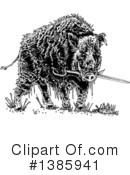 Boar Clipart #1385941 by lineartestpilot