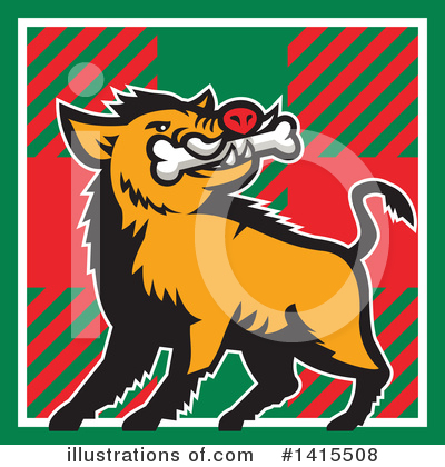 Royalty-Free (RF) Boar Clipart Illustration by patrimonio - Stock Sample #1415508