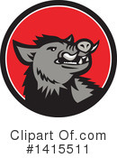 Boar Clipart #1415511 by patrimonio