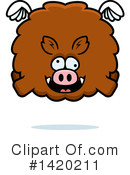 Boar Clipart #1420211 by Cory Thoman