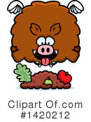 Boar Clipart #1420212 by Cory Thoman