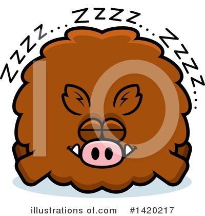 Boars Clipart #1420217 by Cory Thoman
