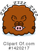 Boar Clipart #1420217 by Cory Thoman