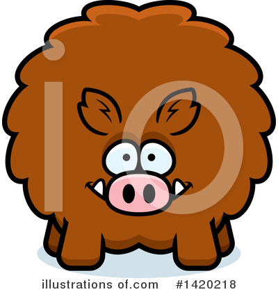 Royalty-Free (RF) Boar Clipart Illustration by Cory Thoman - Stock Sample #1420218