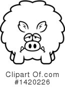Boar Clipart #1420226 by Cory Thoman