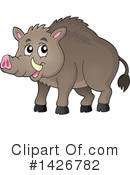Boar Clipart #1426782 by visekart