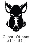 Boar Clipart #1441894 by Vector Tradition SM