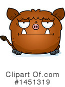 Boar Clipart #1451319 by Cory Thoman