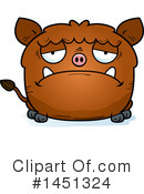 Boar Clipart #1451324 by Cory Thoman