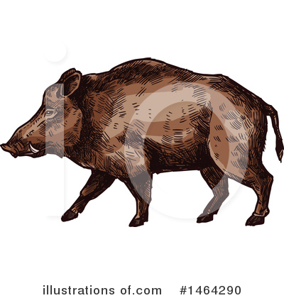 Royalty-Free (RF) Boar Clipart Illustration by Vector Tradition SM - Stock Sample #1464290