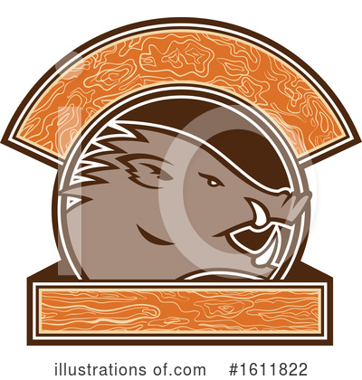 Royalty-Free (RF) Boar Clipart Illustration by patrimonio - Stock Sample #1611822