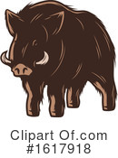 Boar Clipart #1617918 by Vector Tradition SM