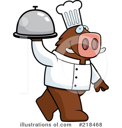 Royalty-Free (RF) Boar Clipart Illustration by Cory Thoman - Stock Sample #218468