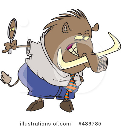Royalty-Free (RF) Boar Clipart Illustration by toonaday - Stock Sample #436785