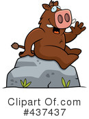 Boar Clipart #437437 by Cory Thoman