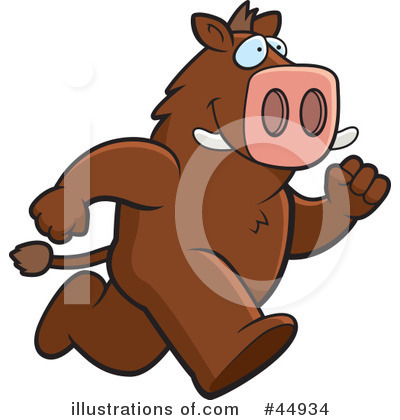 Royalty-Free (RF) Boar Clipart Illustration by Cory Thoman - Stock Sample #44934
