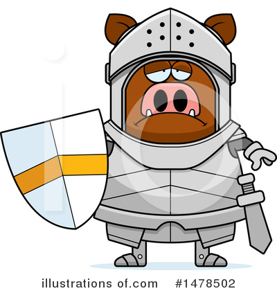 Royalty-Free (RF) Boar Knight Clipart Illustration by Cory Thoman - Stock Sample #1478502