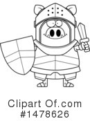 Boar Knight Clipart #1478626 by Cory Thoman