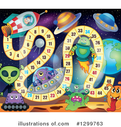 Royalty-Free (RF) Board Game Clipart Illustration by visekart - Stock Sample #1299763