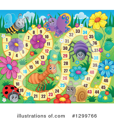 Royalty-Free (RF) Board Game Clipart Illustration by visekart - Stock Sample #1299766
