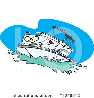 Royalty-Free (RF) Boat Clipart Illustration by toonaday - Stock Sample #1046372