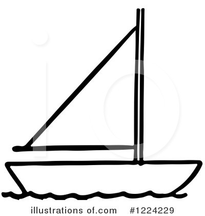 Royalty-Free (RF) Boat Clipart Illustration by Picsburg - Stock Sample #1224229